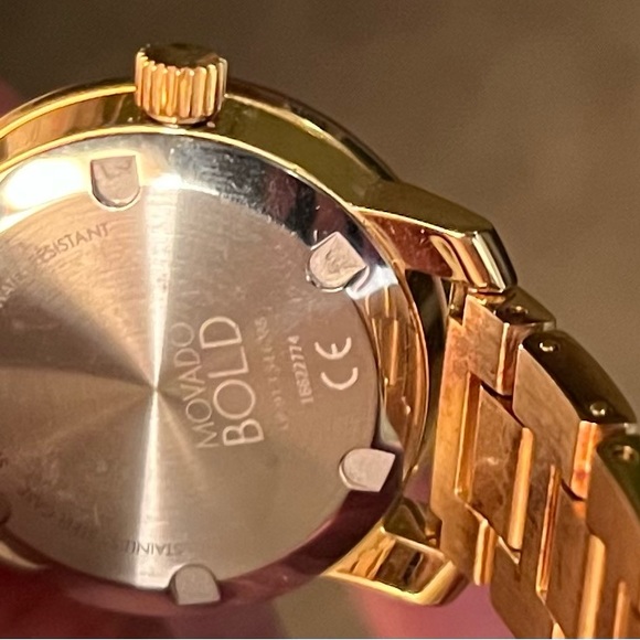 Authentic Gold Movado Watch - Picture 3 of 9